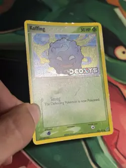 Koffing 62/107 Ex Deoxys Reverse Holo Foil Stamped 2005 Pokemon Card LP MP - Image 4