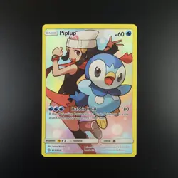 Piplup 239/236 Pokemon Cosmic Eclipse Holo Full Art Card - Image 1