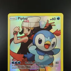 Piplup 239/236 Pokemon Cosmic Eclipse Holo Full Art Card - Image 2