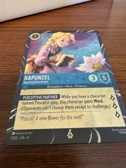 Disney Rapunzel - Appreciative Artist Lorcana TCG Promo LE Card Epcot - Image 3