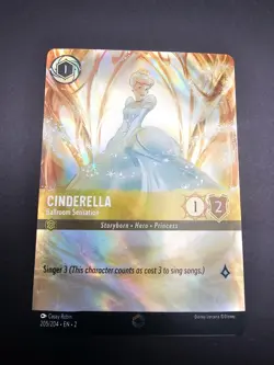 Cinderella Ballroom Sensation Enchanted Holo Card 205/204 Rise of the Floodborn - Image 1