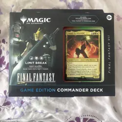 MTG Final Fantasy Commander Deck Limit Break Game Edition Brand New Sealed - Image 1