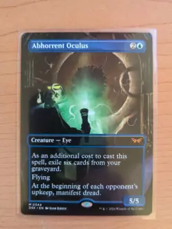 MTG Abhorrent Oculus (Borderless) Duskmourn: House of Horror Regular - Image 1