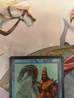 1x Gilded Drake Light Play, English Urza's Saga MTG Magic NM - Image 2