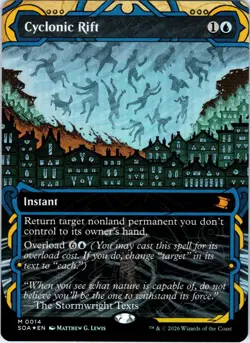 Cyclonic Rift 14 Secrets of Strixhaven: Mystical Archive Foil NM - Image 1