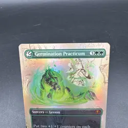 Germination Practicum (Borderless) -M0296 Foil - Secrets of Strixhaven - MTG NM - Image 2
