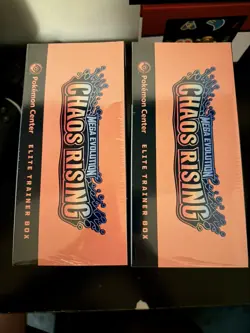 2x Pokemon TCG Chaos Rising Pokemon Center ETB Elite Trainer Boxes - On Hand - Image 2