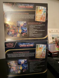 2x Pokemon TCG Chaos Rising Pokemon Center ETB Elite Trainer Boxes - On Hand - Image 4