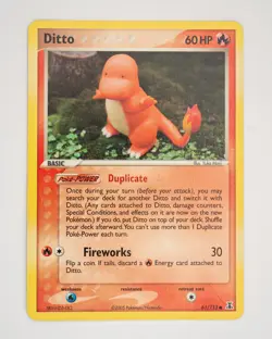 Ditto Charmander #61 61/113 Pokemon Delta Species - LP - Image 1