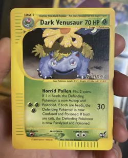 Dark Venusaur Winner NM or Better Psa 9 Or 10UBest Of Promo Black Star Pokemon - Image 3