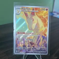 Pokemon Rapidash 189/182 Sv10: Destined Rivals Holo Illustration Rare Ability - Image 1