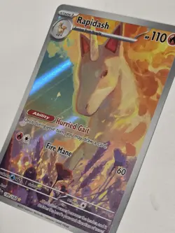 Pokemon Rapidash 189/182 Sv10: Destined Rivals Holo Illustration Art Ultra Rare - Image 5