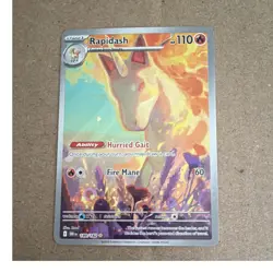 Pokemon Rapidash Sv10: Destined Rivals 189/182 Illustration Rare Holo 110 HP - Image 1