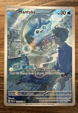 Mantyke 189/182 Sv04: Paradox Rift Holo-NM- Pokemon TCG - Image 1