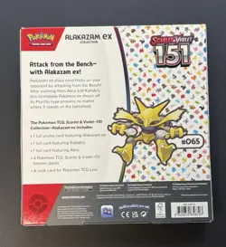 Pokemon TCG Scarlet and Violet - 151 Alakazam ex Collection Box - 4 Packs - Image 2