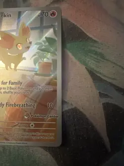 Fennekin 080 Pokemon Center Stamped Promo | Chaos Rising Pokemon - Image 4