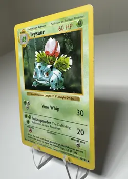 Ivysaur 30/102 SHADOWLESS Base Set Unlimited 1999 HP/DMG - Image 5