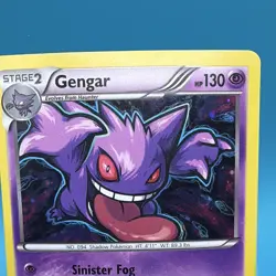 Pokemon TCG Gengar 60/162 Breakthrough Holo Rare Stage 2 English LP/MP - Image 2