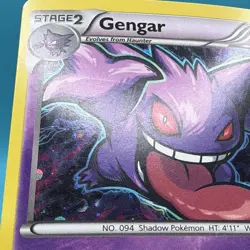 Pokemon TCG Gengar 60/162 Breakthrough Holo Rare Stage 2 English LP/MP - Image 4