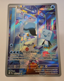 Pokemon TCG Eiscue Full Art Holo 205/193 - SV02: Paldea Evolved - Image 1