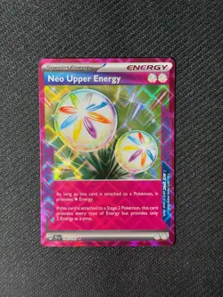 Neo Upper Energy 162/162 ACE SPEC Rare Temporal Forces Pokemon Near Mint - Image 2