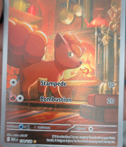 Pokemon TCG Vulpix ME01 Mega Evolution 138/132 Full Art Holo Rare English - Image 1