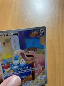Pokemon Lickitung Temporal Forces Illustration Rare Full Art 180 LP Fast Ship - Image 2