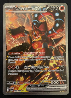 2025 POKEMON JTG EN - VOLCANION ex 182/159 - SPECIAL ILLUSTRATION RARE - Image 1