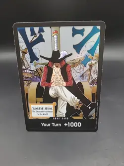 Dracule Mihawk OP14 Don!! Hawk-Eye Mihawk - English One Piece Foil Card - Image 1