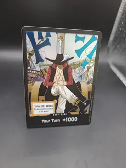 Dracule Mihawk OP14 Don!! Hawk-Eye Mihawk - English One Piece Foil Card - Image 2