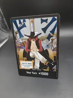 Dracule Mihawk OP14 Don!! Hawk-Eye Mihawk - English One Piece Foil Card - Image 3
