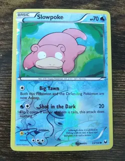 Slowpoke 23/108 Dark Explorers Reverse Holo Pokemon Card - Image 1