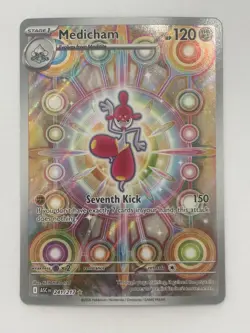 Pokemon TCG Medicham 241/217 Ascended Heroes Illustration Rare NM Card - Image 1