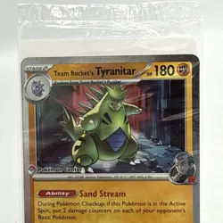 Pokemon Center Team Rocket's Tyranitar Promo Destined Rivals 096/182 Sealed - Image 2