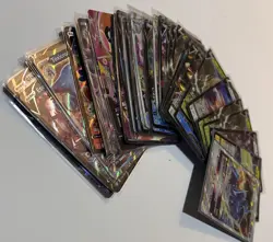 50 Pokemon Card Lot V Vstar ex Holo Rare Rare Bulk Foil holographic Trading card - Image 3