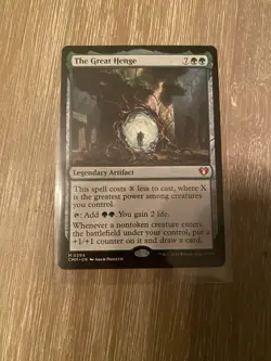 🔮 MTG: the Great Henge Commander Masters Mythic Card CMM 0294 Regular - Image 1