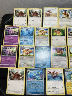 (30) EEVEE CARDS LOT VTG GLACEON LEAFEON ESPEON JOLTEON EVOLUTION Holo Plasma - Image 2