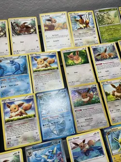 (30) EEVEE CARDS LOT VTG GLACEON LEAFEON ESPEON JOLTEON EVOLUTION Holo Plasma - Image 5