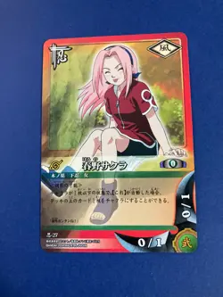 Naruto Card Sakura No.27 Ninja Very Rare BANDAI Japan Anime F/S - Image 3
