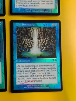 Ceta Sanctuary x4. Playset. enchantment Apocalypse. Old Border FOIL. MTG Card. - Image 3