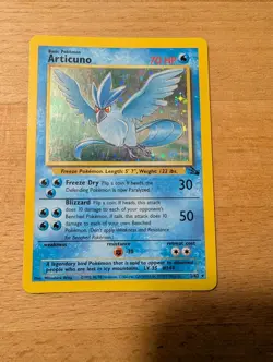 Pokemon TCG - Fossil Articuno Holo 2/62 (1999) Basic - English - 1 Card - Image 4