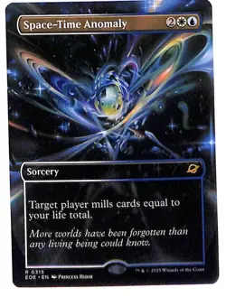 MTG Space-Time Anomaly BORDERLESS Non-Foil NM Edge of Eternities EOE #0315 Rare - Image 1