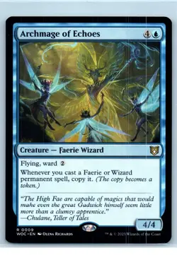 Archmage of Echoes 9 Commander: Wilds of Eldraine 2023 (NM) - Image 1