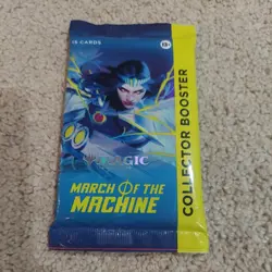 2023 Factory Sealed Magic MTG March of the Machine Collector Booster Pack - Image 1