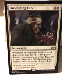 Smothering Tithe. Ravnica Allegiance. Near Mint. Rare. Free Shipping - Image 1