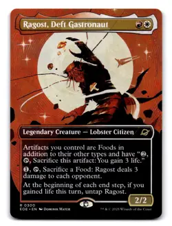 Ragost, Deft Gastronaut (Borderless) 300 Edge of Eternities MTG NM - Image 1
