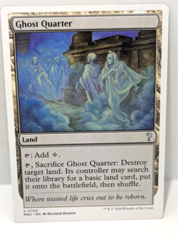 Ghost Quarter - Mystery Booster 2 - Land - Uncommon - Regular - MB2 109 - Image 1