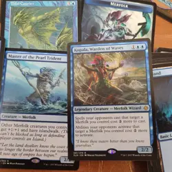 MAGIC COMMANDER DECK MTG FUN - Kopala, Warden of Waves Mono Blue MERFOLK Mastery - Image 1