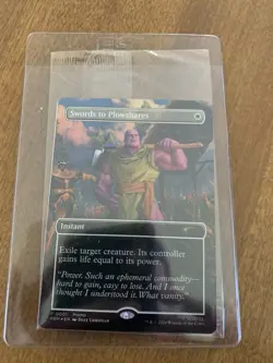 THANOS MtG PSA Promo Swords to Plowshares Marvel in Hand - Next Day Ship! - Image 1