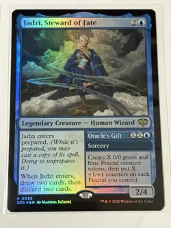 Jadzi, Steward of Fate // Oracle's Gift Secrets of Strixhaven Foil 55 - Image 1